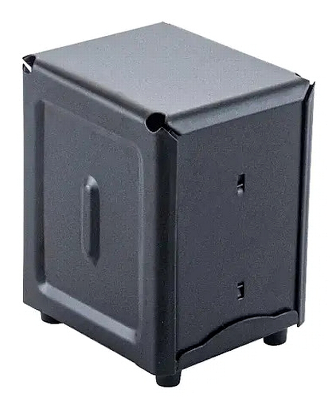 מתקן מפיות שחור נירוסטה דספנסר - מבית ארקוסטיל