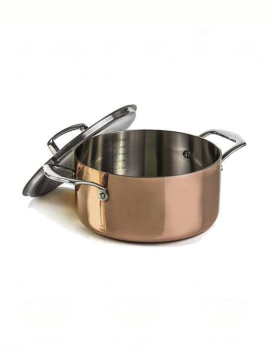 סיר יוקרתי נחושת 24 סמ איכותי ארקוסטיל