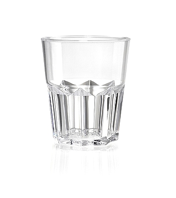 כוס נמוכה פוליקרבונט {פלסטיק קשיח} למים / ויסקי 250 מל - ארקוסטיל