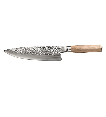 סכין שף יוקרתית ידית עץ 20 ס"מ טום אביב בלונדי Arcosteel