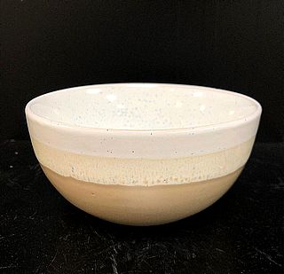 6 קערות יפות למרק / סלט חרס פורצלן חום בהיר - ארקוסטיל