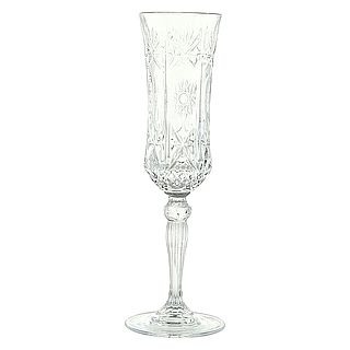 סט 6 כוסות שמפניה קריסטל יוקרתי RCR VDV - ארקוסטיל