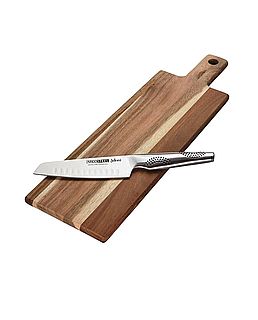 סט סכין שף 15 סמ וקרש הגשה וחיתוך - סדרת שף מאיר אדוני  Arcosteel