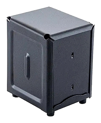 מתקן מפיות שחור נירוסטה דספנסר - מבית ארקוסטיל