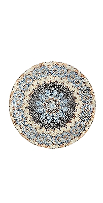 סט 6 צלחות יוקרה מעוצבות מרוקאי מנה עקרית 27 סמ BY BONE