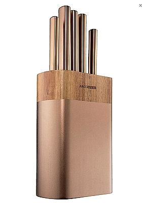 סט סכינים ברונזה עם מעמד – ארקוסטיל ARCOSTEEL TANTO משלוח חינם