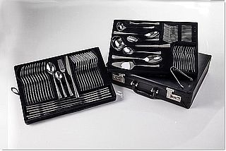 סט סכ"ום גדול איכותי ויוקרתי במזוודה 72 חלקים דגם דיאנה ארקוסטיל