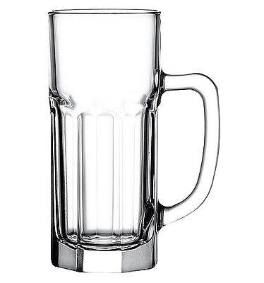 סט 2 כוסות בירה שליש עם ידית דגם קזבלנקה -  ארקוסטיל