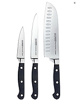 סט 3 סכינים שף ומטבח איכותיים דמשירו סנטוקו - ארקוסטיל ARCOSTEEL