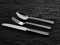 סט סכום נירוסטה איכותי דגם ויוטי פסים 18 חלקים ארקוסטיל